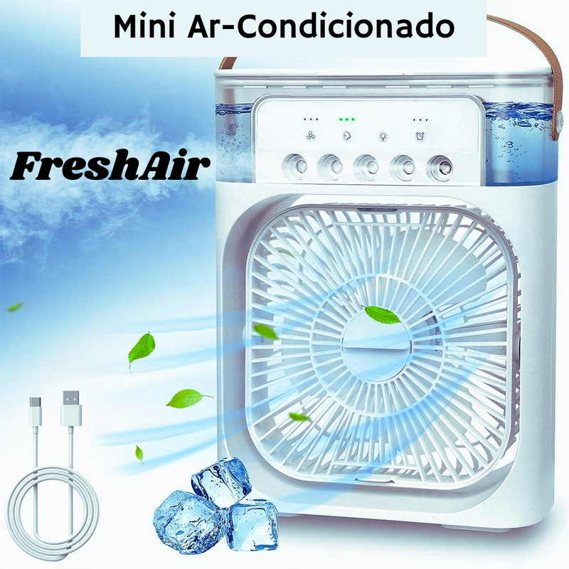 Mini Ar Condicionado e Umidificador FreshAir