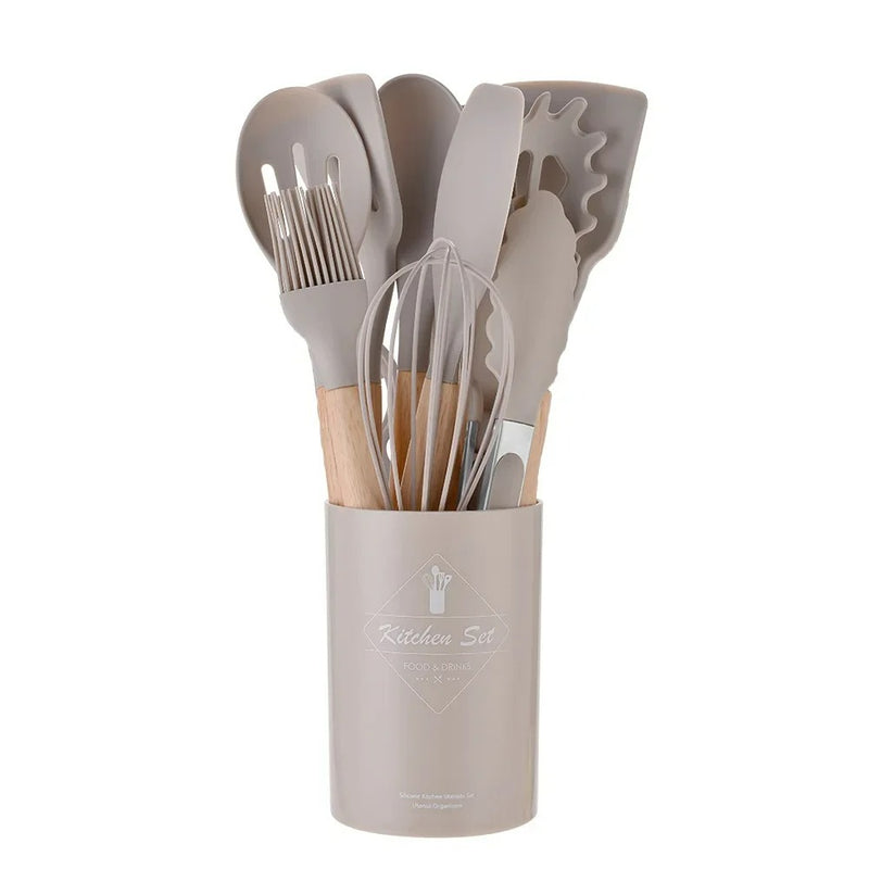 Conjunto de Utensílios de Cozinha Antiaderente