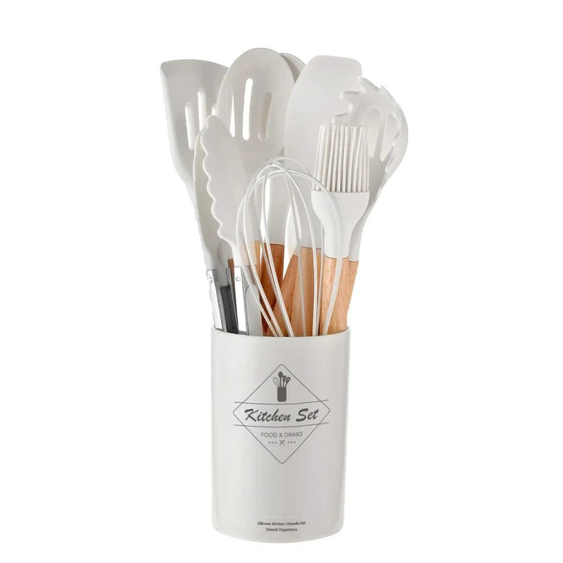 Conjunto de Utensílios de Cozinha Antiaderente